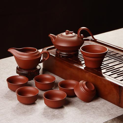紫砂茶具套裝刻字雕刻